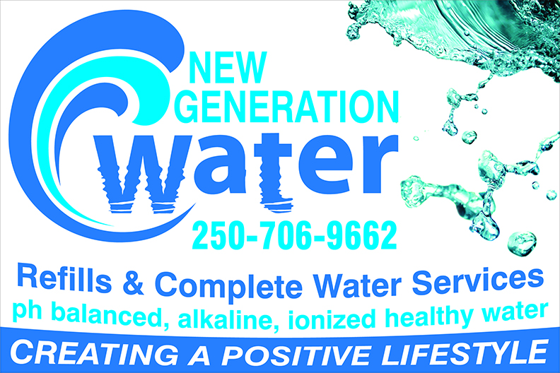 New Generation Water: logo, photo editing and sign design