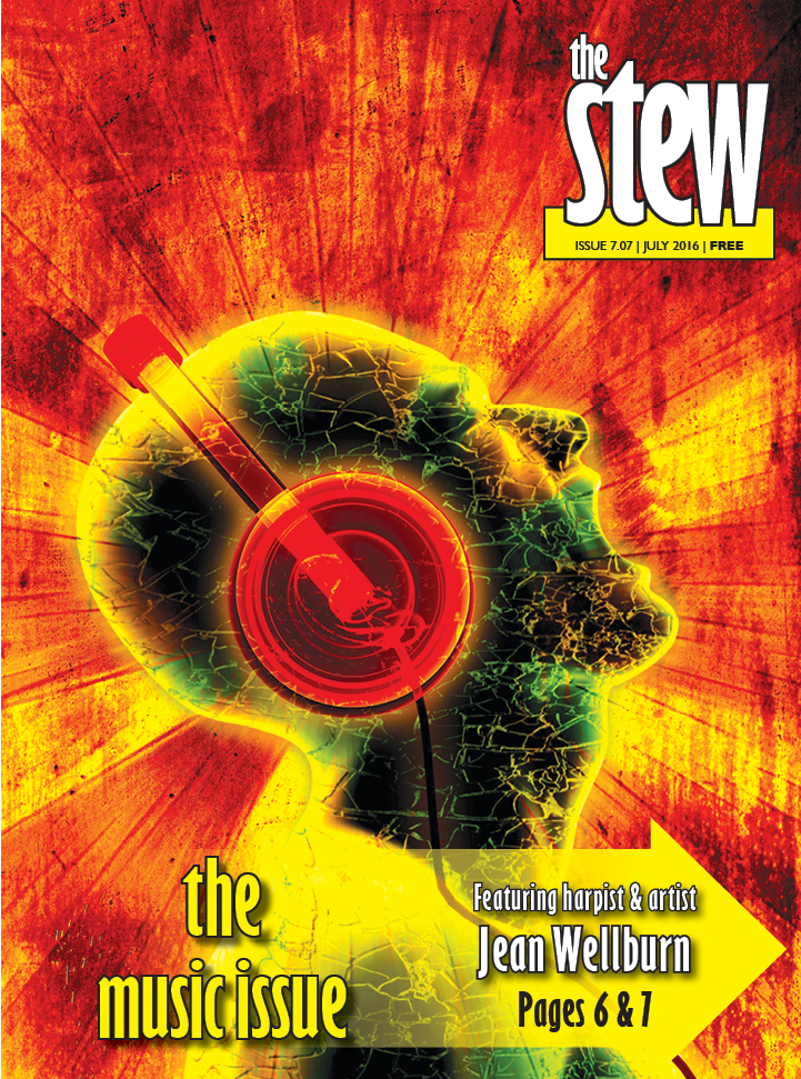 The Stew Magazine: cover design, magazine layout, ad layout, content writing and copy editing