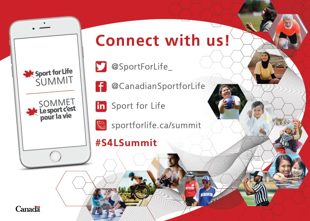 Promotional postcard for trade shows and a slide for a looping 2024 event slideshow